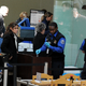 A TSA security checkpoint at Ronald Reagan National Airport (Jewel Samad/AFP/Getty Images)